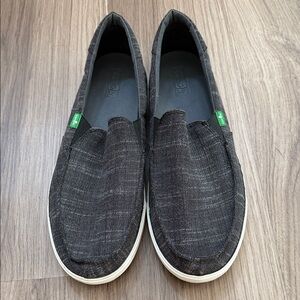 Sanuk Men's Charcoal Slip-On Loafers 🔥